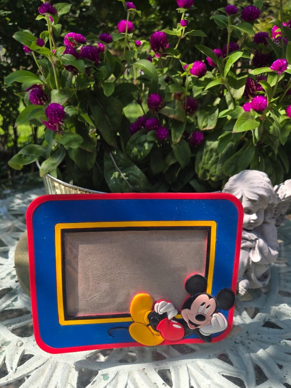 Vintage Disney Parks Mickey Mouse 3D Picture Frame – Blue Character Photo frame
